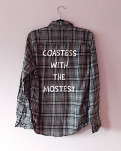 Upcycled Coastess Plaid GREY/GREY Unisex S