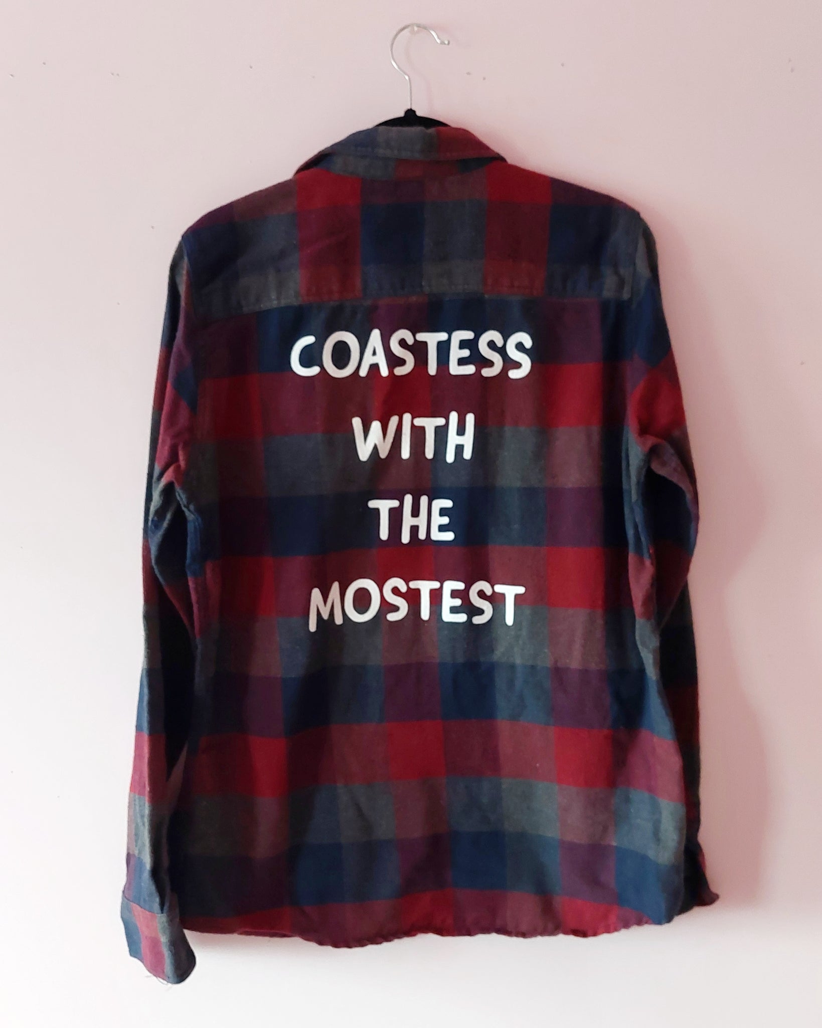 Upcycled Coastess Plaid BURG/NAVY Unisex M